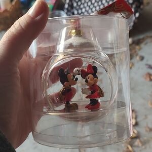Mickey/Minnie Xmas Ornament